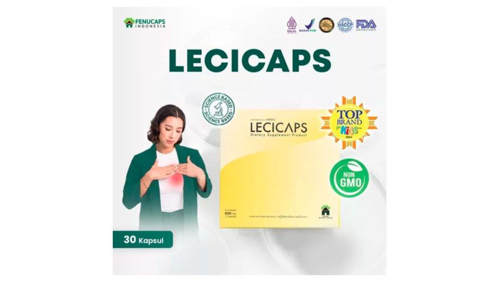 Lecicaps Pelancar Asi 30 Kapsul Halal MUI