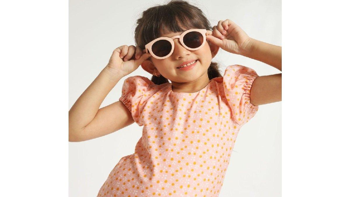 Lee Vierra Whitney Puff Sleeves Swimsuit Baju Renang Anak