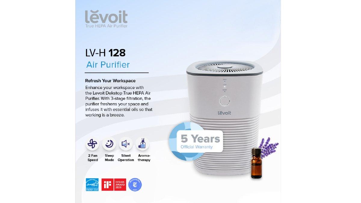 Levoit Desk Air Purifier LV-H128 Dual HEPA Filter H13