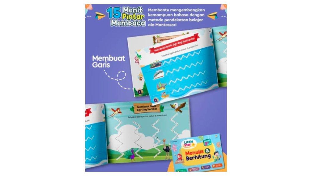 Buku Belajar Membaca - Little Star 15 Menit Pintar Membaca