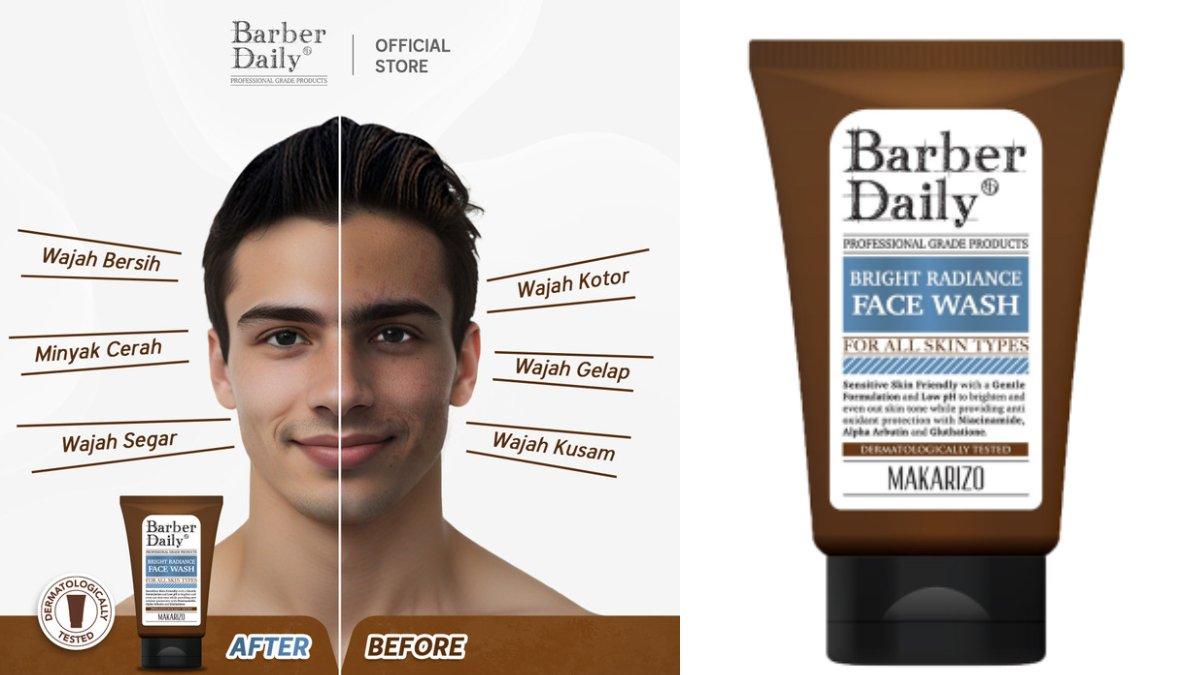 MAKARIZO Barber Daily Bright Radiance Face Wash