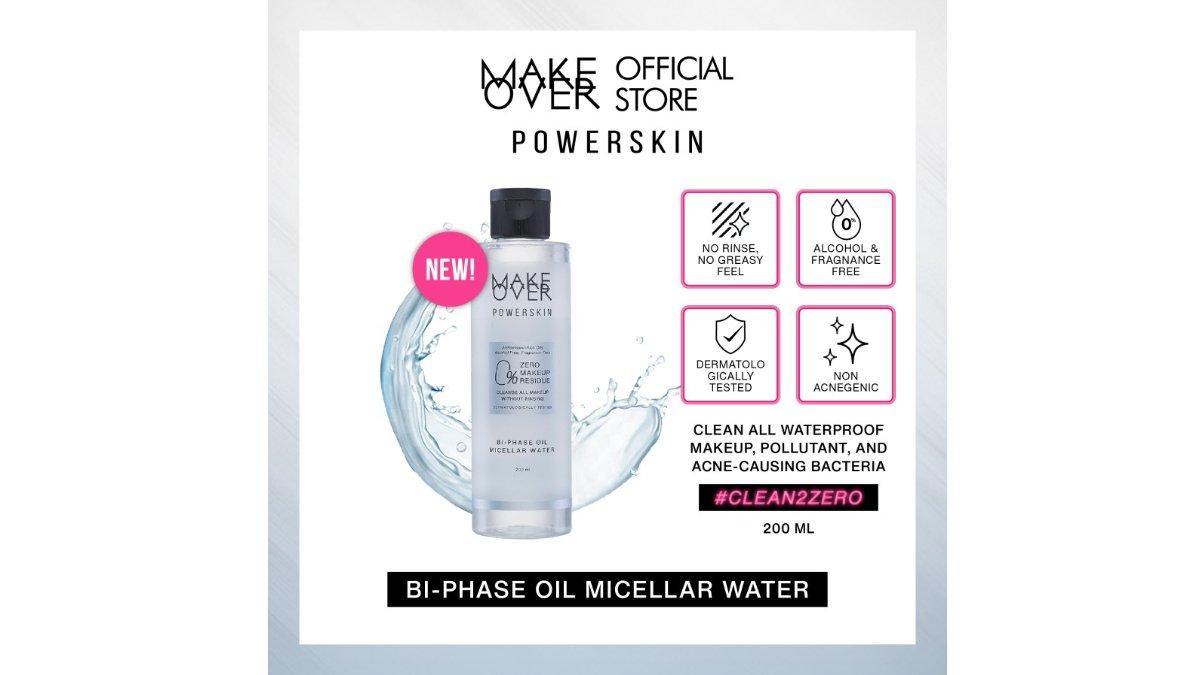 MAKE OVER Powerskin Bi Phase Oil Micellar Water