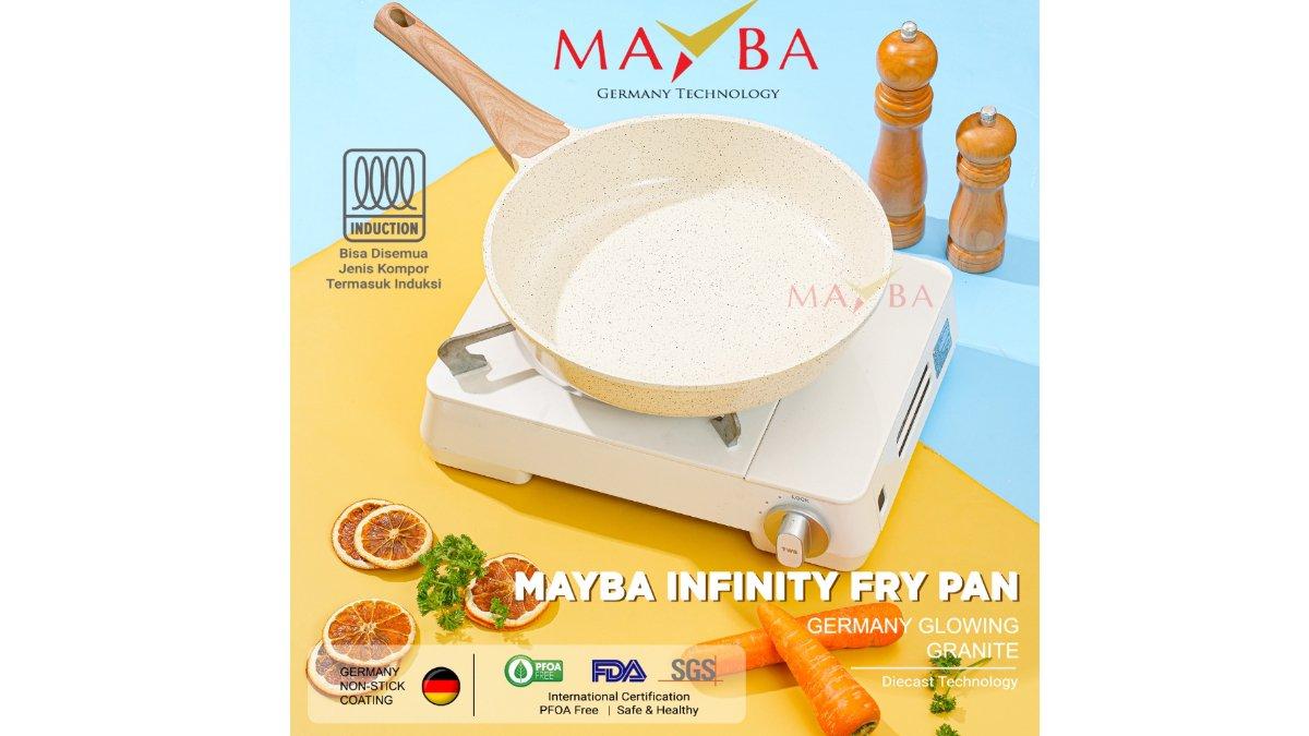 MAYBA Infinity Granite Creme Fry Pan