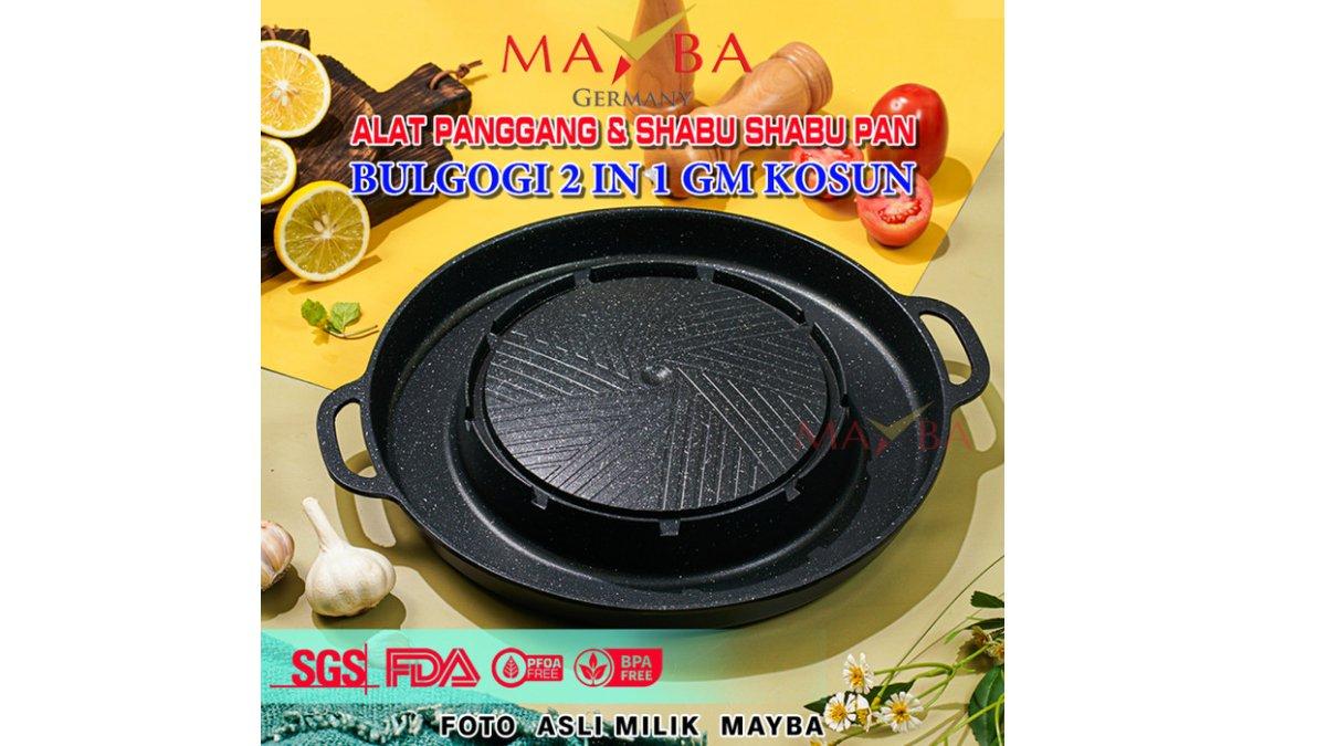 MAYBA  Panci Panggang Bulgogi Pan 2 In 1 produk.