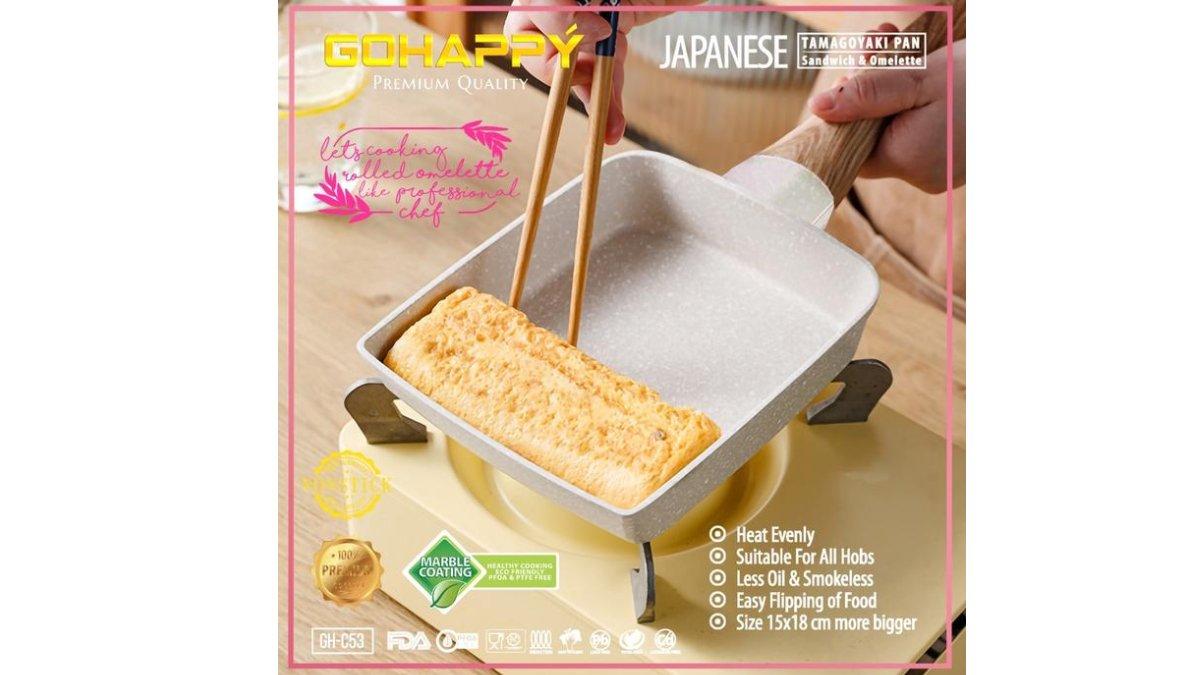 MAYBA Tamagoyaki Wajan Telur Frypan Anti Lengket 