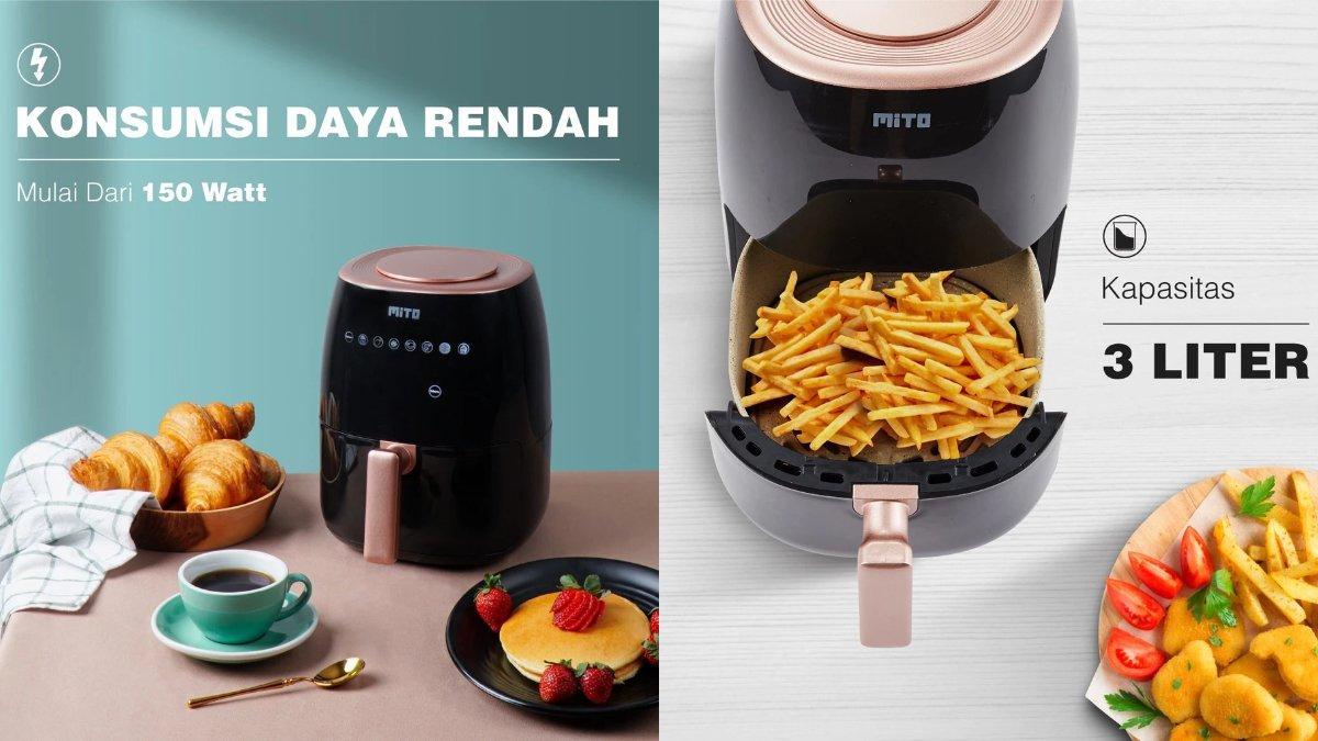MITO DigiFry AF2 Air Fryer untuk mengolah beragam menu lebih sehat.