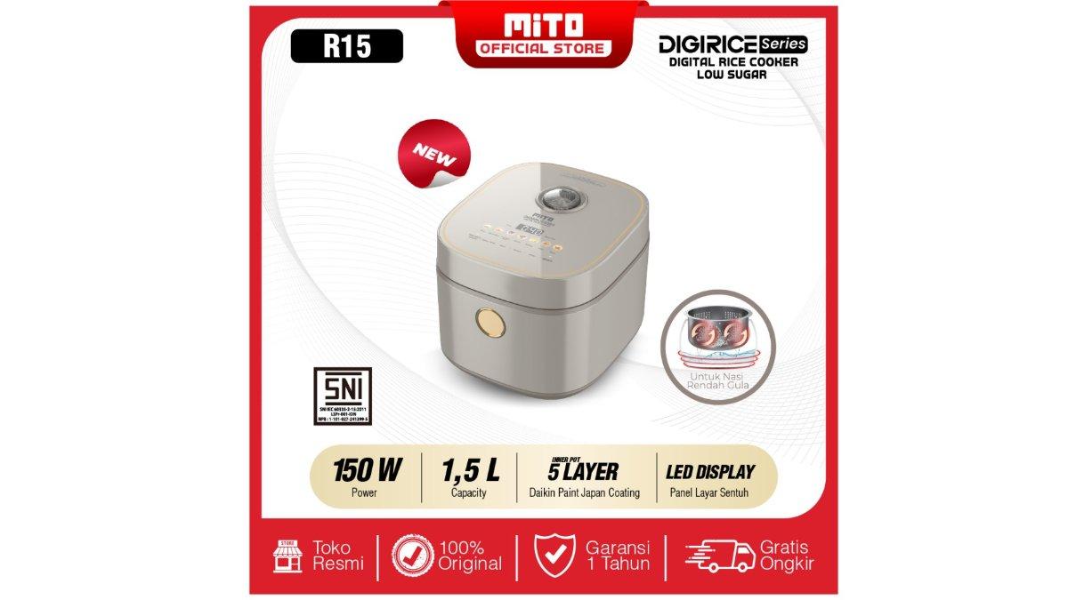 MITO Digital Rice Cooker 1.2 Liter R12