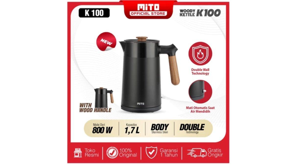 MITO Electric Kettle Woody K100 1.7L