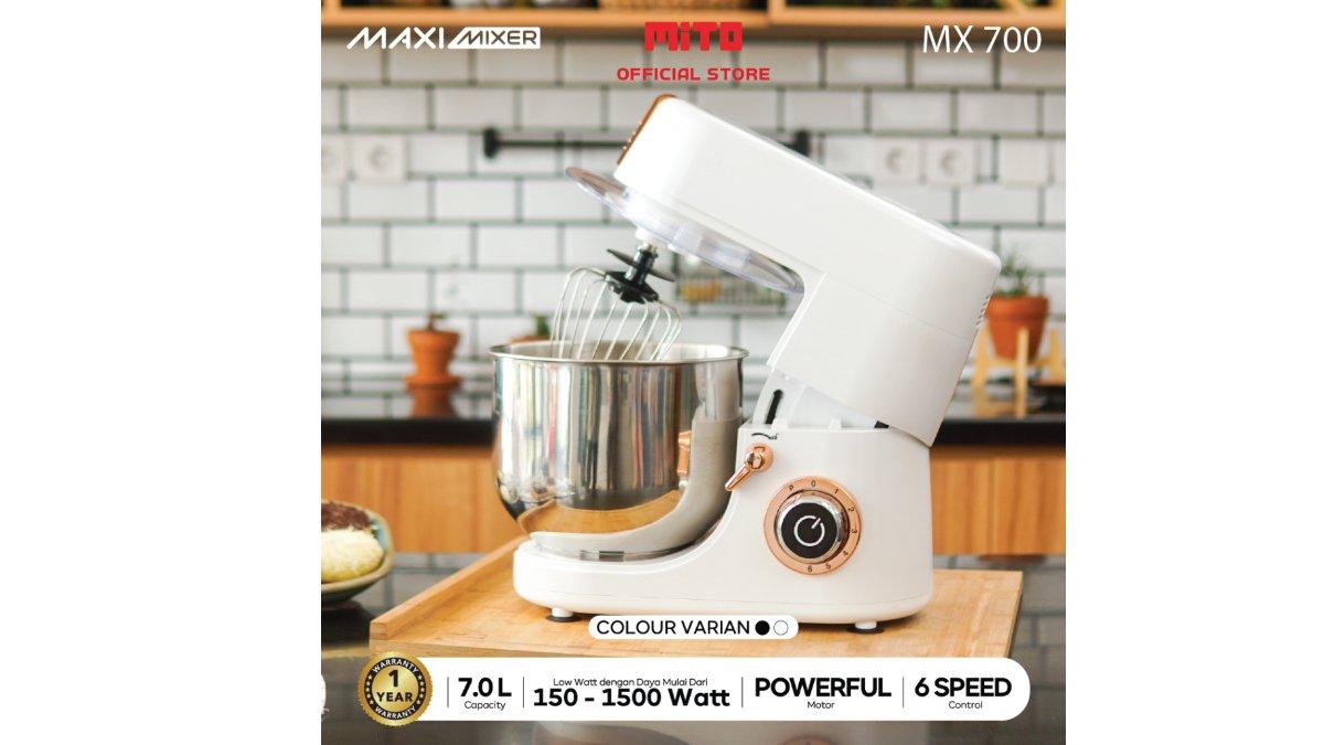 MITO Stand Mixer MX700 Pengaduk Adonan Kue 7L Maxi Mixer