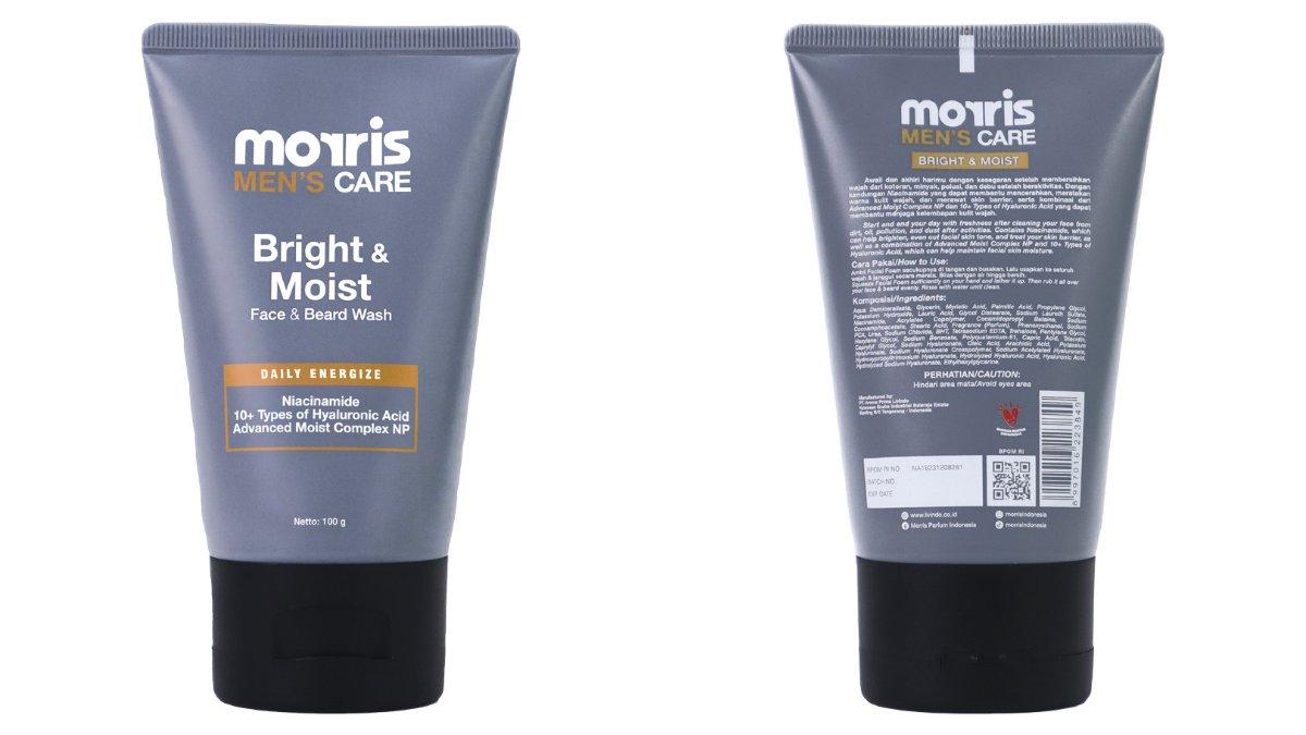 MORRIS MEN Bright and Moist Face and Beard Wash