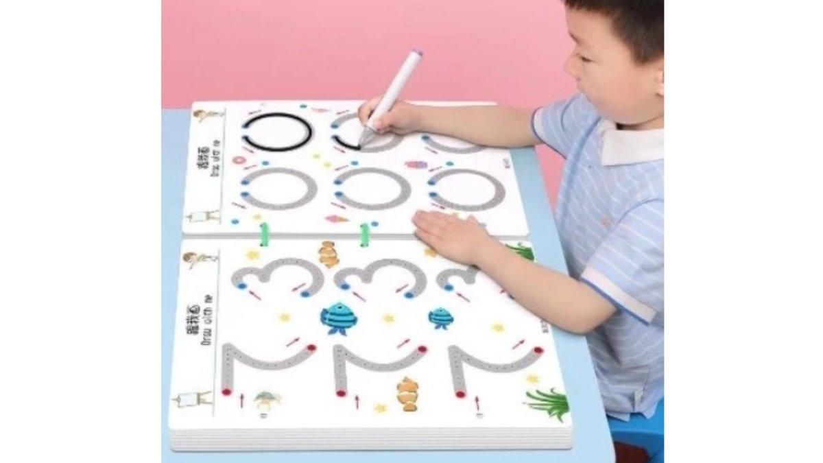 Magical Tracing Workbook ReusableDot To Dot Wipe And Clean Book