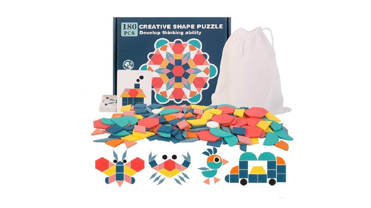 Mainan Edukasi Anak Pattern Block