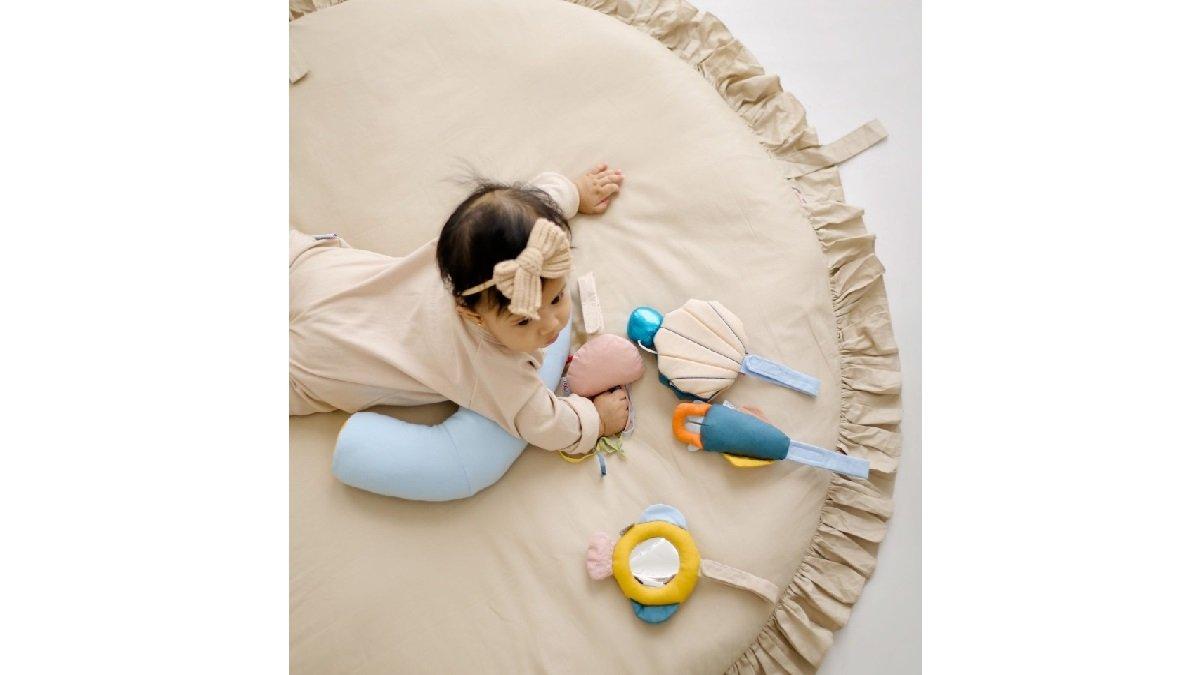 Learning Time Sensory Pads - Mainan Gantung Sensorik Seri Tummy Time
