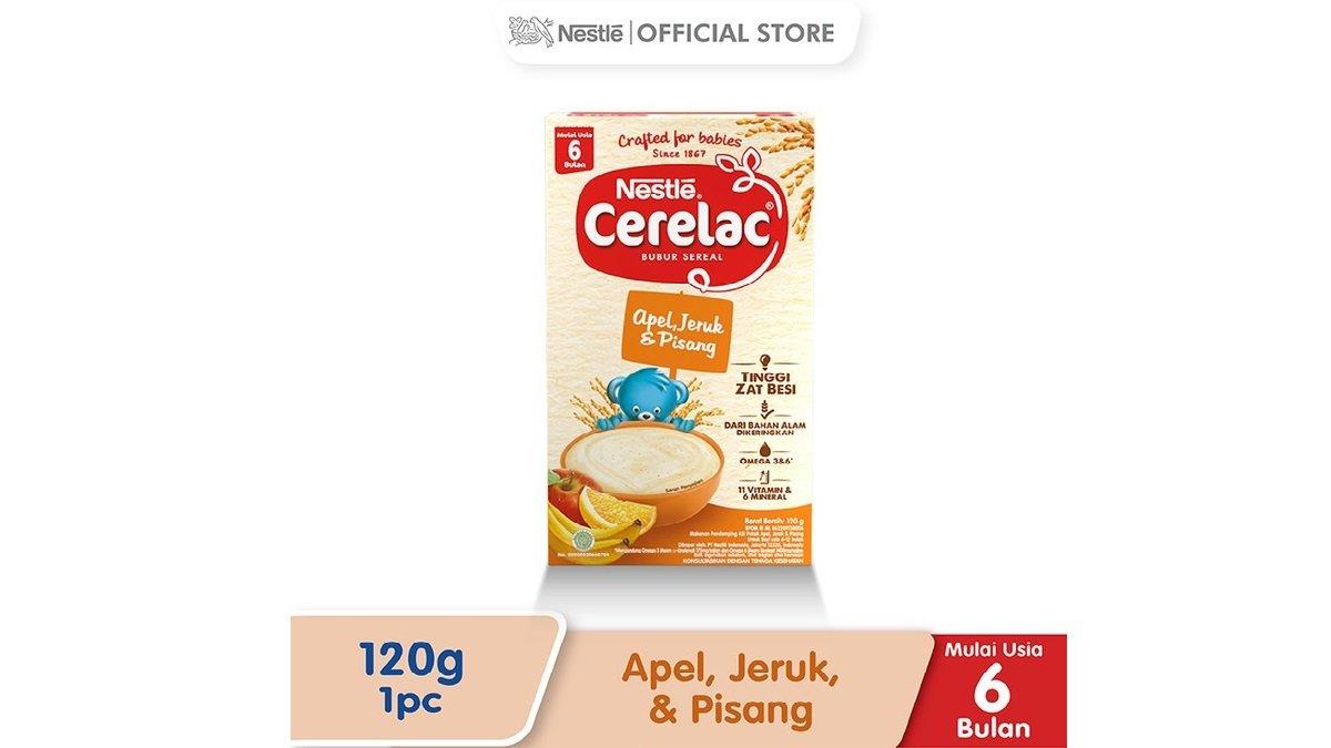 Makanan bayi Nestle Cerelac tersedia di Alfamart dan Indomaret terdekat.