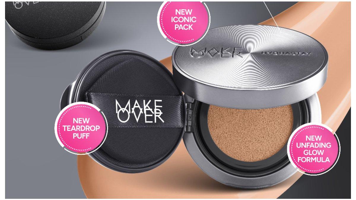 Make Over Hydrastay Prismatic Glass Cushion