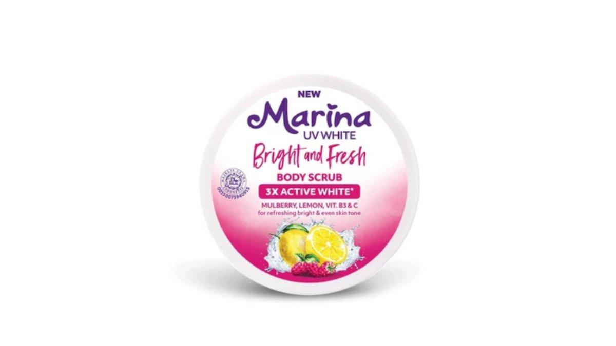 Marina UV White Bright & Fresh Body Scrub 2 pcs