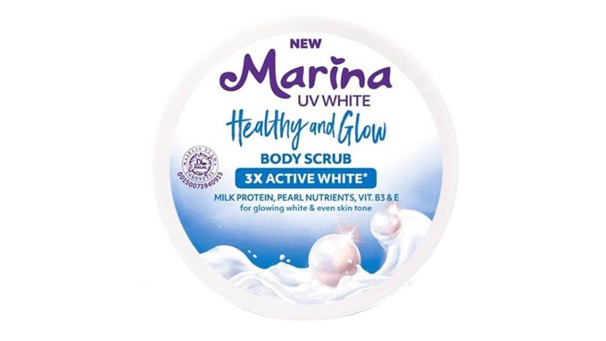 Marina UV White Healthy & Glow Body Scrub