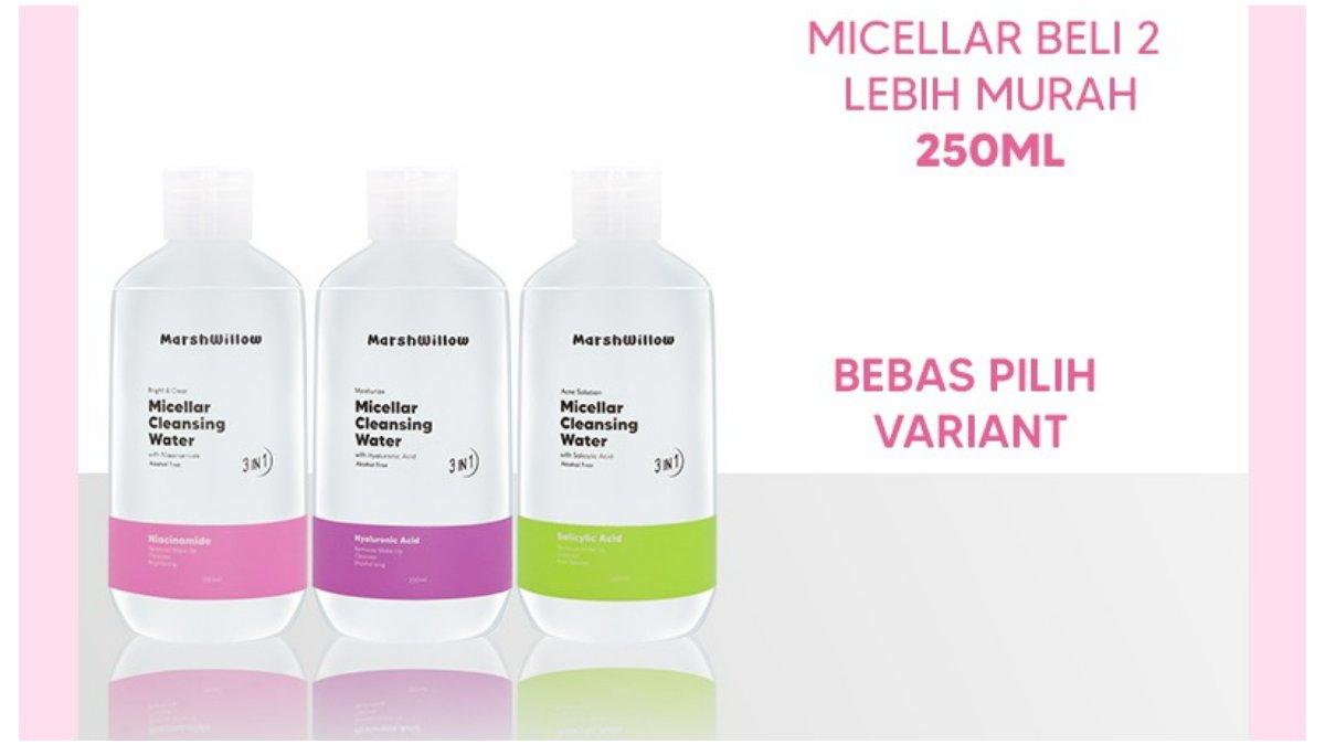 Marshwillow Bright and Clear Micellar Cleansing Water