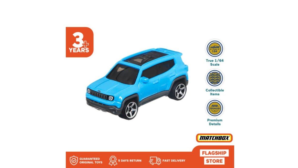 Matchbox Europian Street 2019 Jeep Renegade - Mainan Mobil Balap