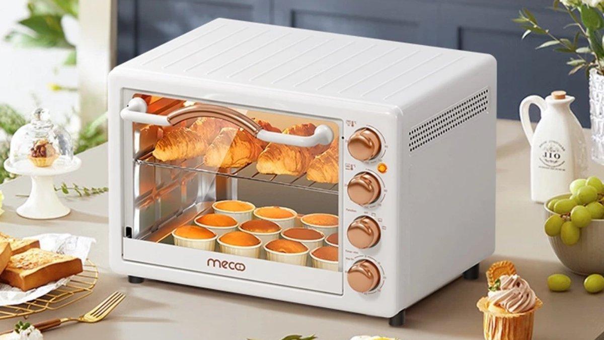 Mecoo Aesthetic Electric Oven 22 Liter solusi memanggang andal dengan desain menawan.
