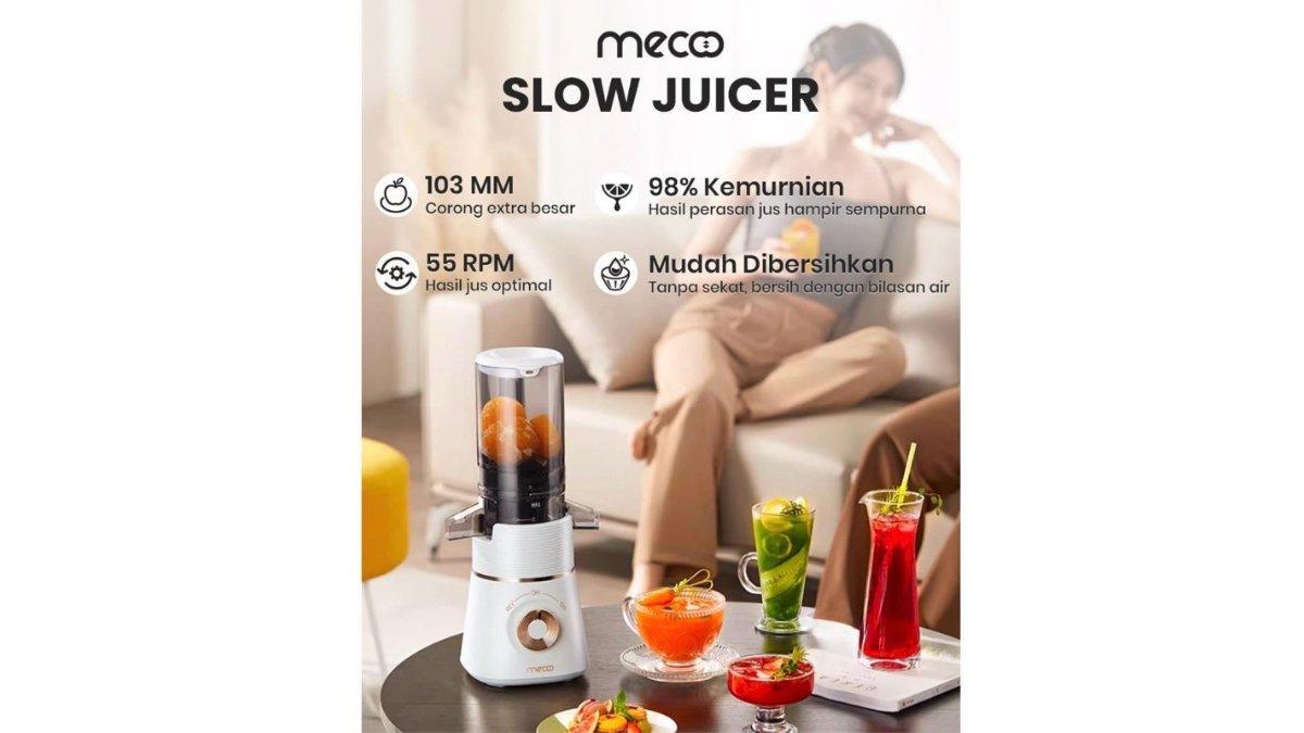 Mecoo Aesthetic Slow Juicer produk