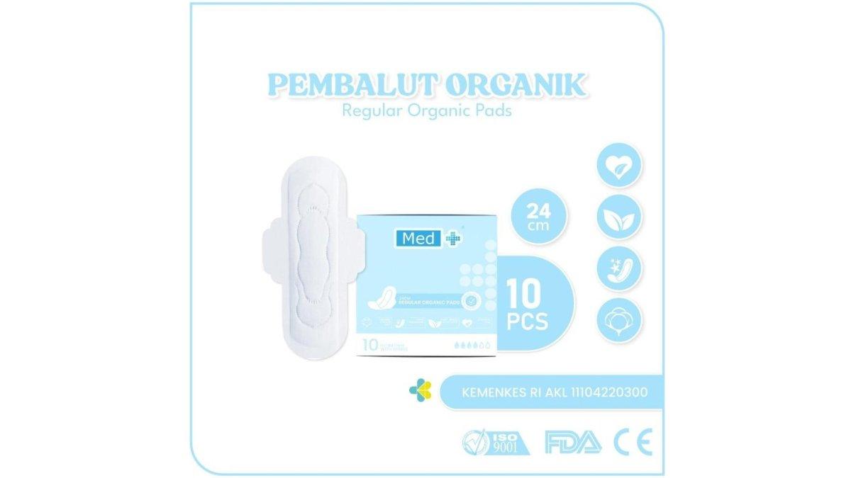 Med+ Reguler Organic Pads