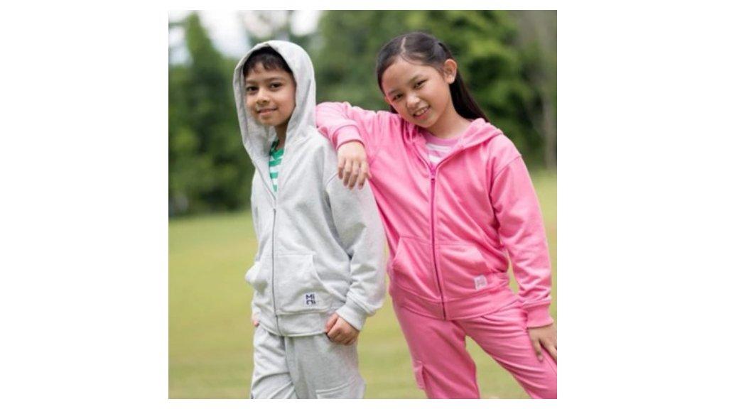 Minicottons Jacket Hoodie Zipper Top Baju Anak Unisex 1-12 Tahun