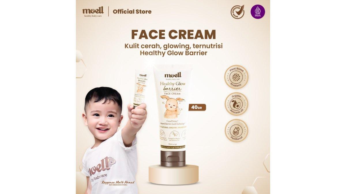 Moell Face Cream - Deretan Produk Moell Glowing Set.