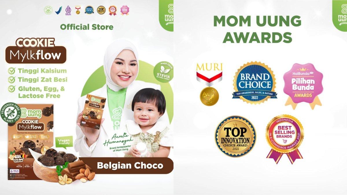 Mom Uung Cookie Mylkflow ASI Booster - Tinggi Kalsium & Zat Besi