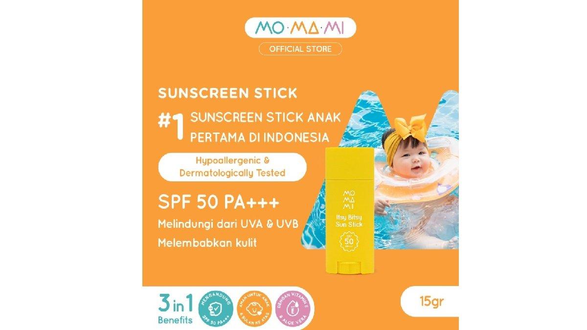 Momami Itsy Bitsy Sun Stick SPF 50 PA+++ Alcohol Free 15ml