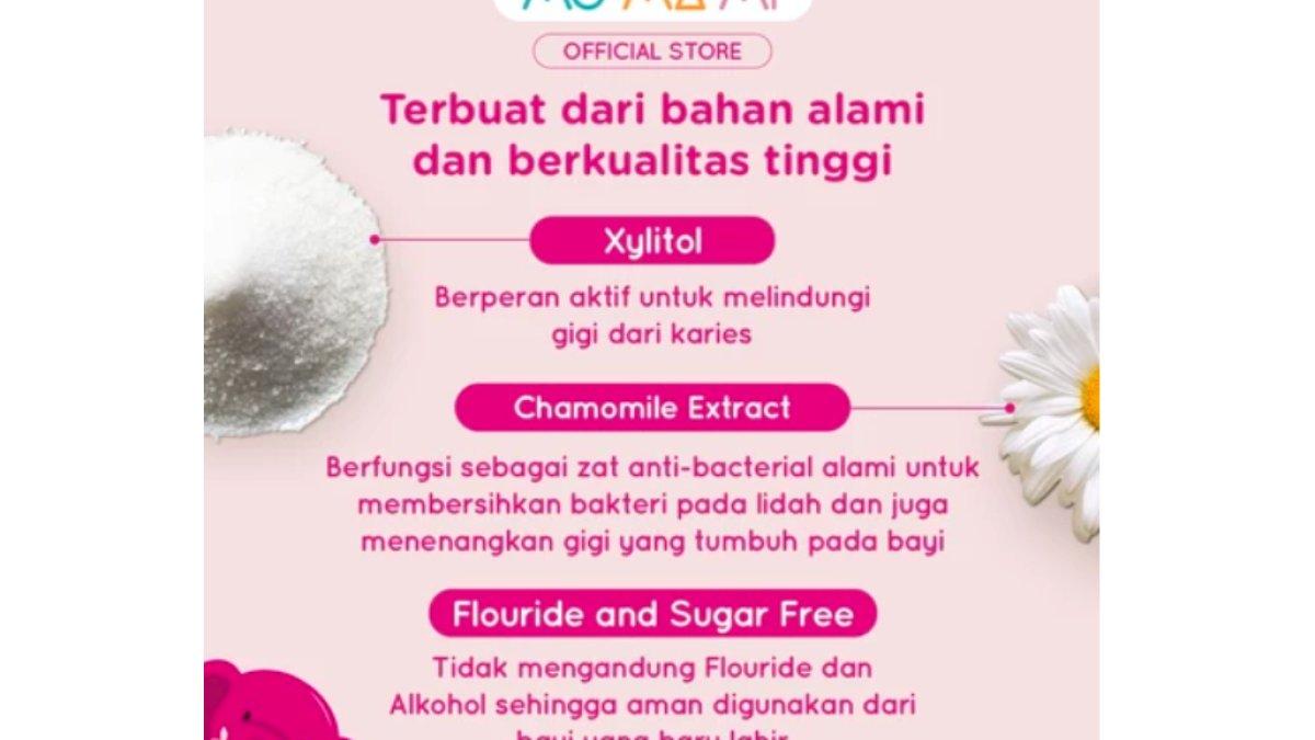 Komposisi Momami Wet Tooth and Gum Tissue