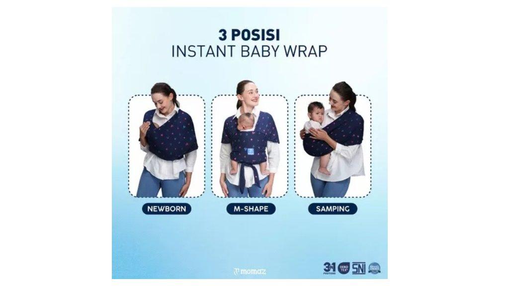 Momaz Gendongan Bayi Newborn – Gendongan M-Shape