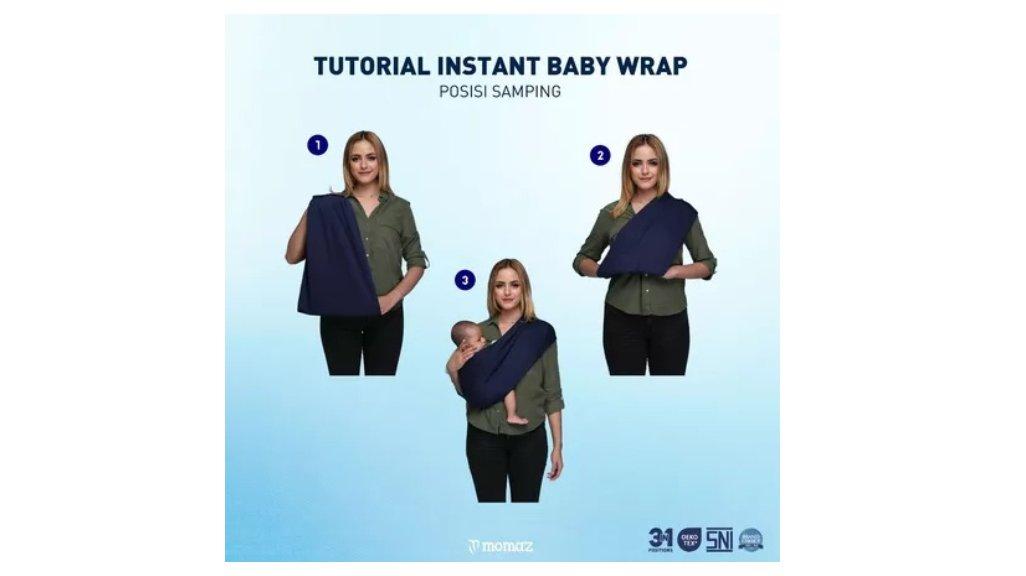 Momaz Gendongan Bayi Newborn – Gendongan M-Shape