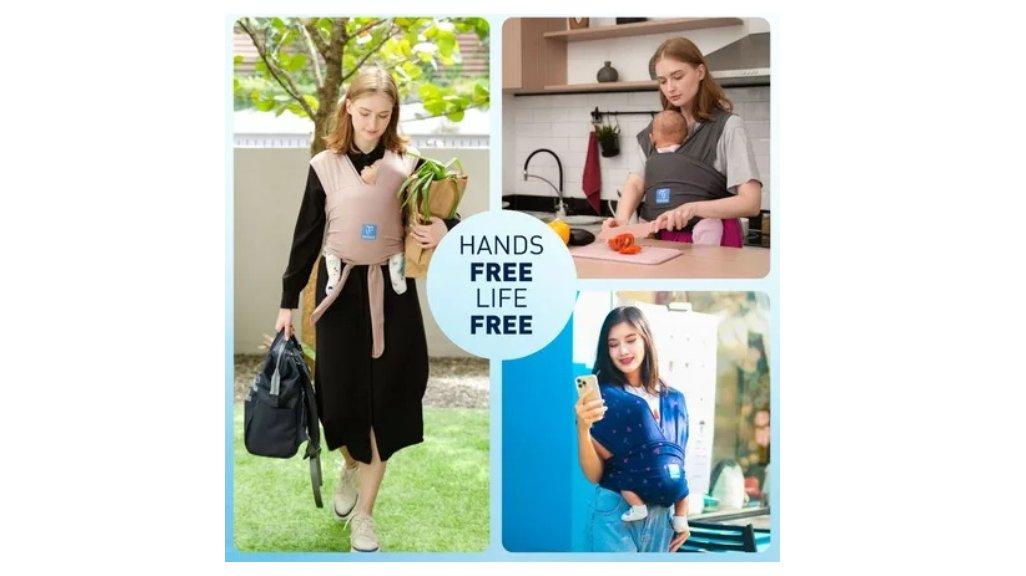 Momaz Gendongan Bayi Newborn – Gendongan M-Shape