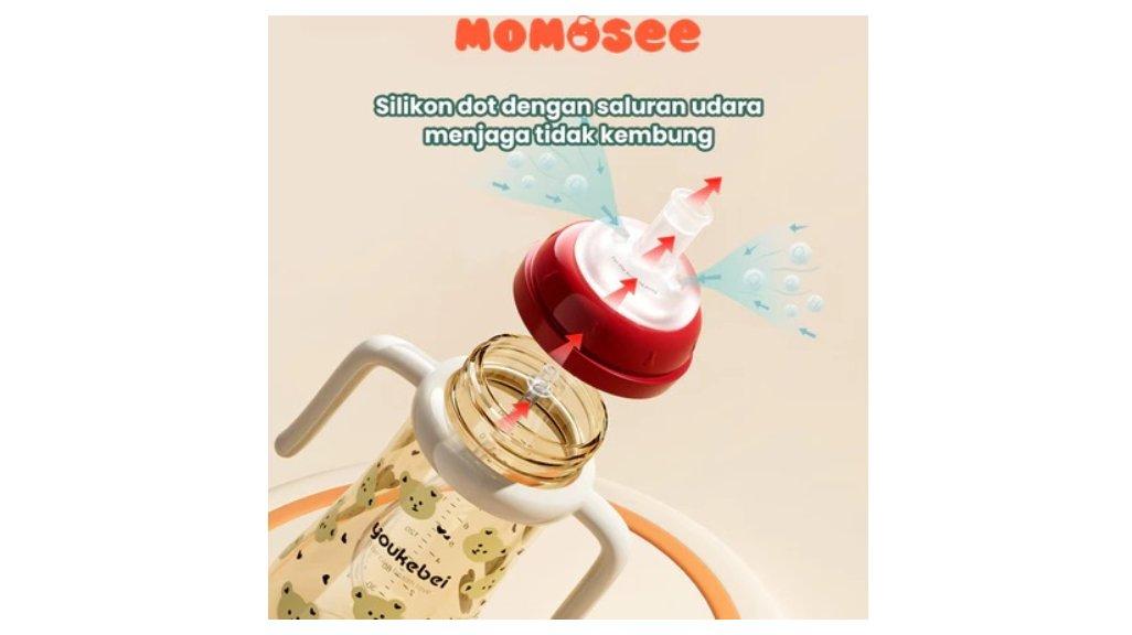 Momosee 3in1 Botol Susu Bayi PP