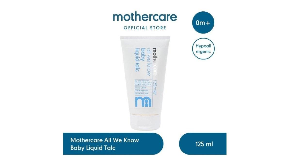 Mothercare All We Know Baby Liquid Talc.