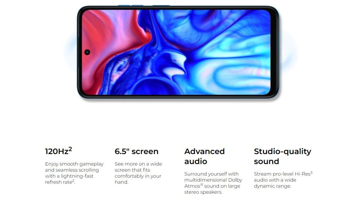 Spesifikasi layar Moto G45 5G