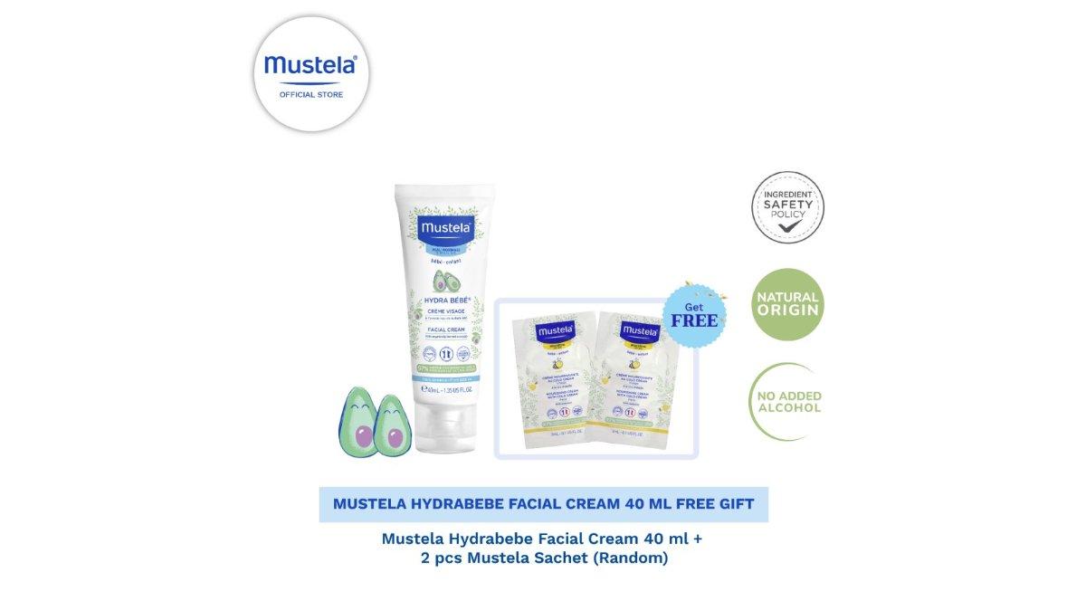 Mustela Hydrabebe Facial Cream 40 ml Free Gift