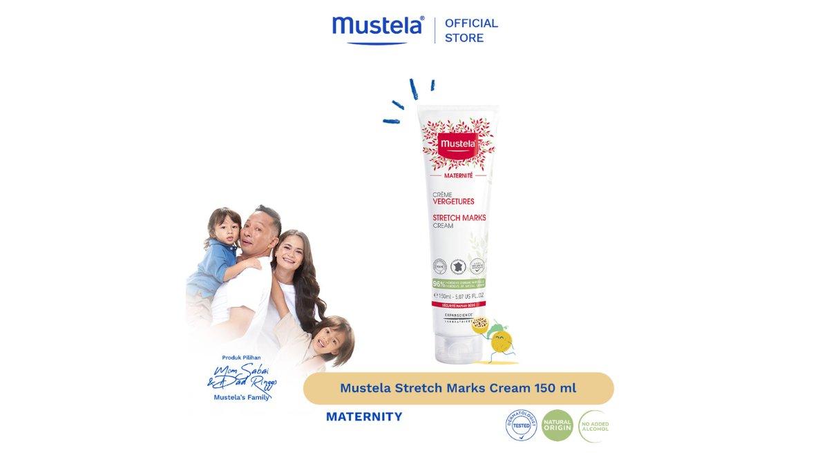 Mustela Stretch Marks Cream 150 ml - Krim untuk mencegah Stretch Marks