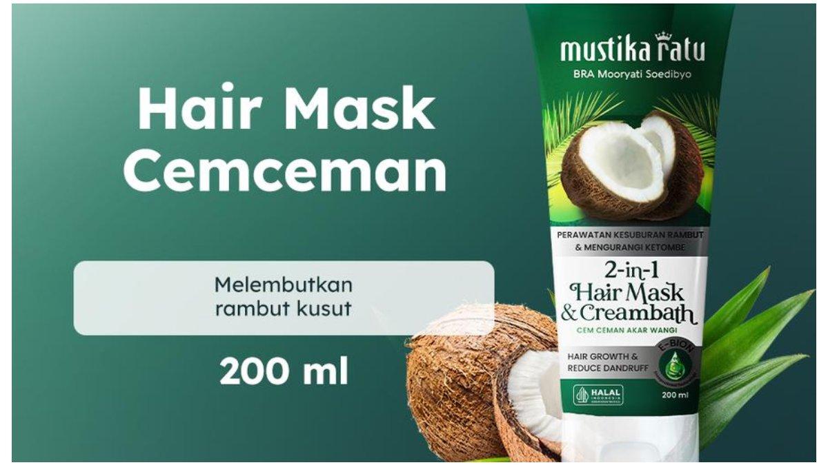 Mustika Ratu Hair Mask Cemceman Akar Wangi
