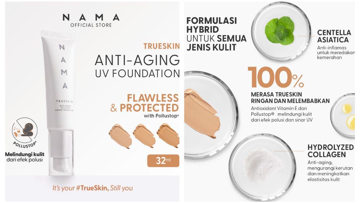 NAMA Trueskin Anti-Aging UV Filter Liquid Foundation