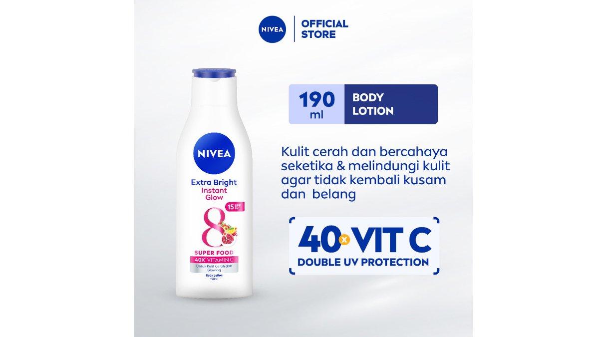 NIVEA Body Lotion Extra Bright Instant Glow SPF15