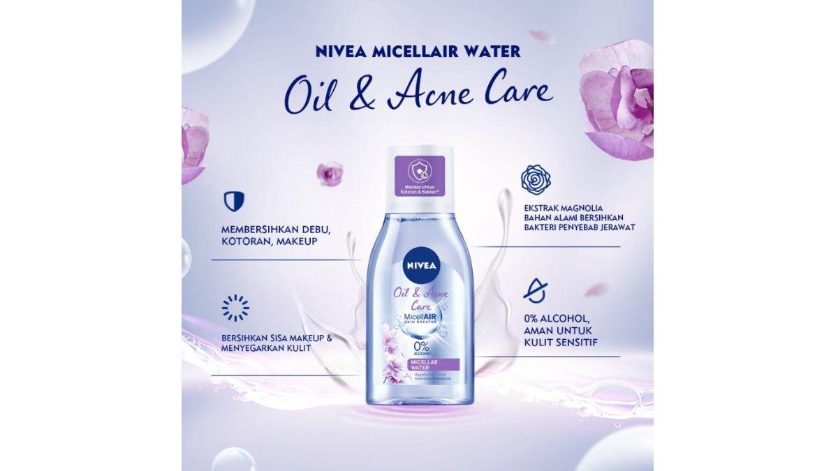 NIVEA Micellar Water MicellAir Oil & Acne Care