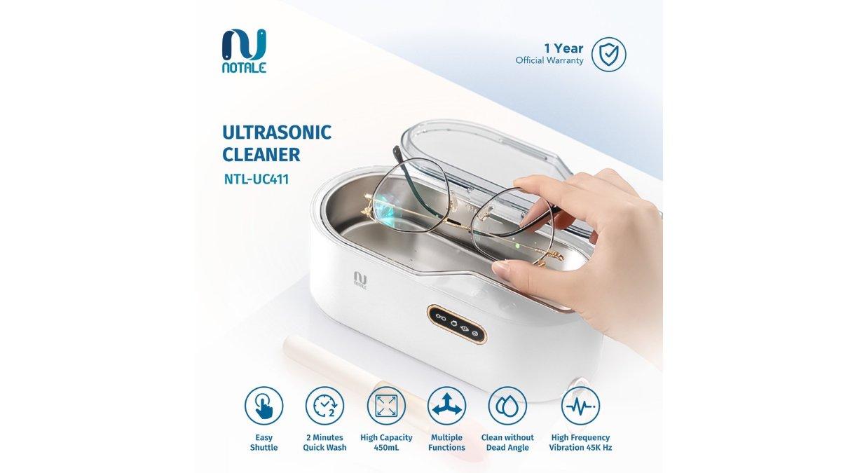 NOTALE Ultrasonic Cleaner Pembersih Kacamata Perhiasan