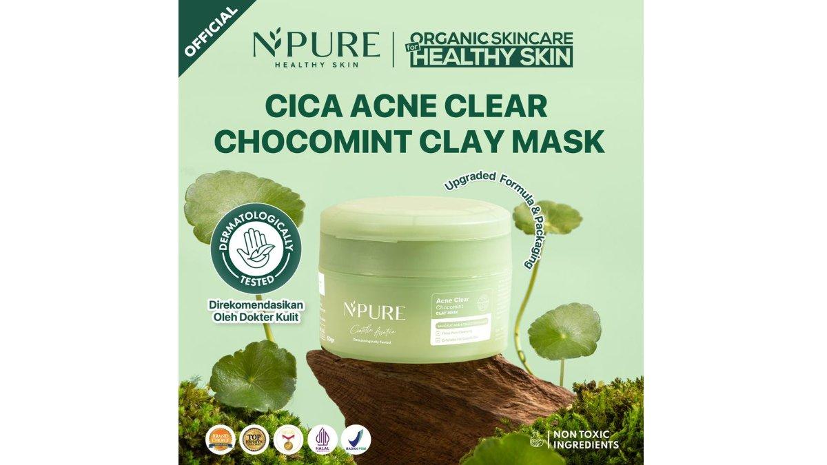 NPURE CENTELLA ASIATICA ACNE CLEAR CHOCOMINT CLAY MASK