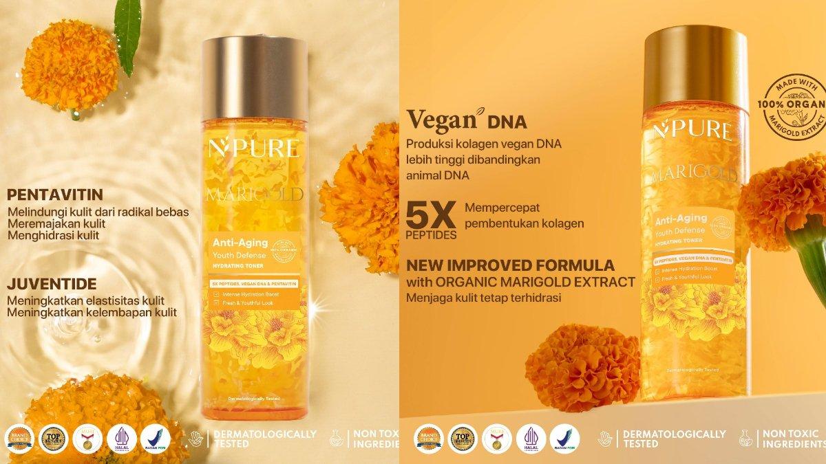 NPURE Marigold Anti-Aging Youth Defense Hydrating Toner
