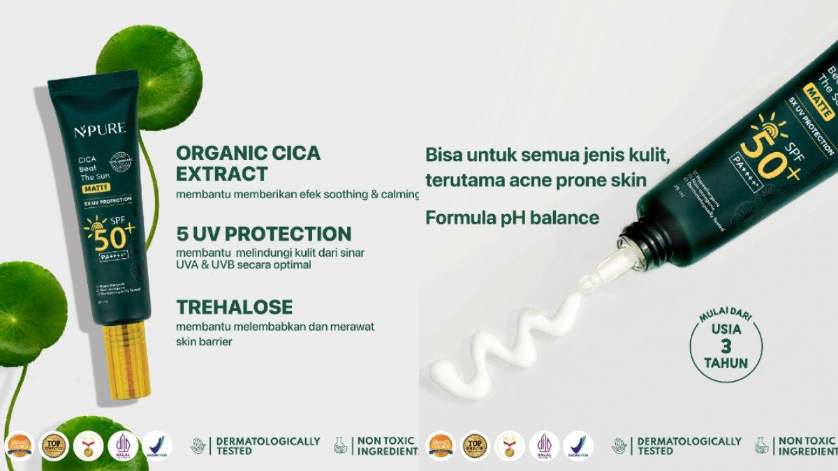 NPURE Sunscreen Cica Beat The Sun
