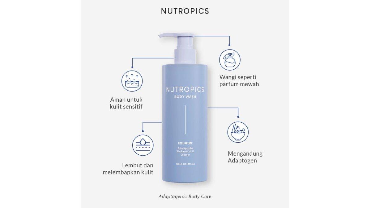 NUTROPICS Feel Relief Body Wash