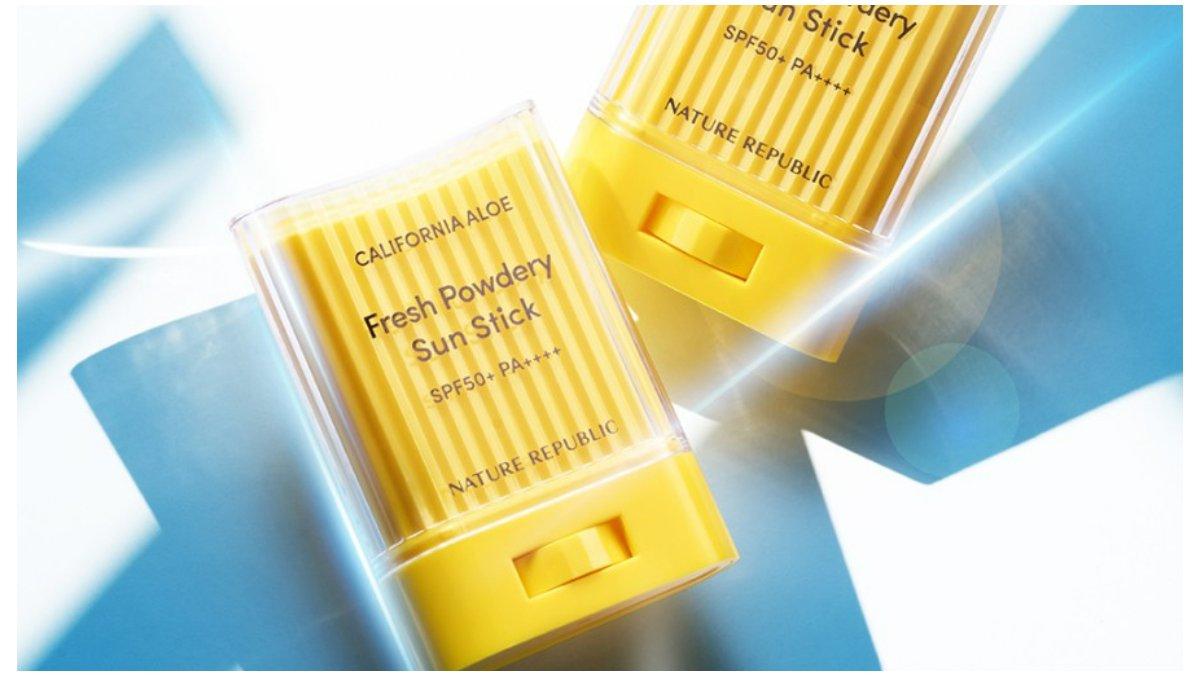 Nature Republic California Aloe Fresh Powdery Sun Stick SPF50+ PA++++