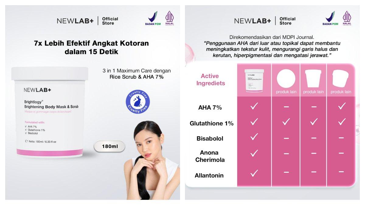NEWLAB Brightlogy Body Mask & Scrub